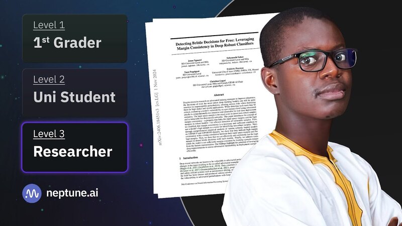 Video thumbnail: the Margin Consistency paper explained at three levels of expertise.